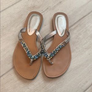 Unisa Leather Flip Flops